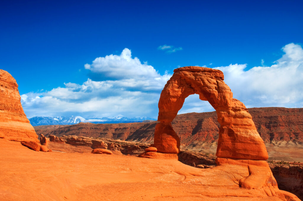 Utah arches red rock desert