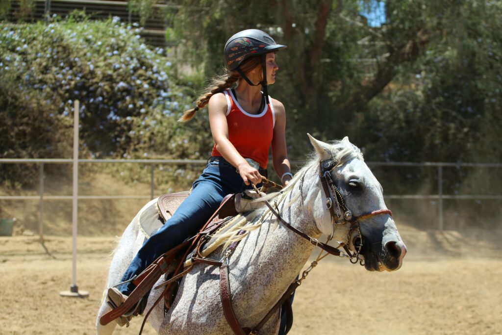 horseback riding family reunion