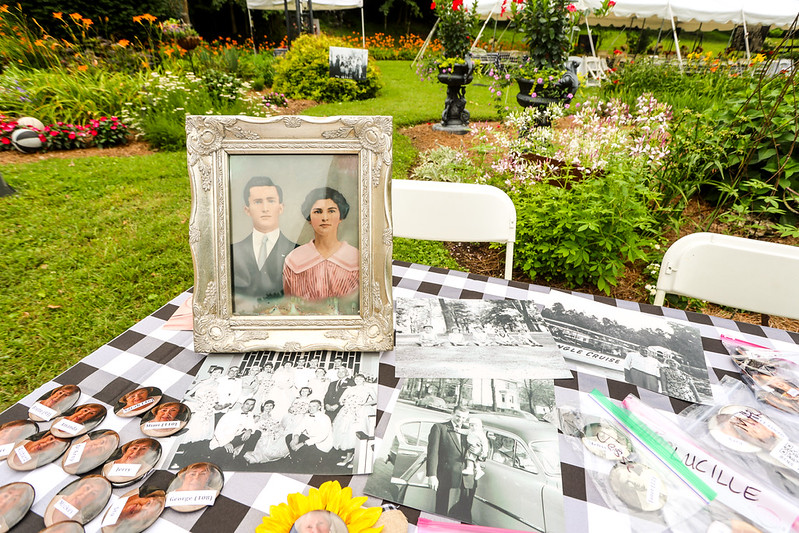 family history at a family reunion