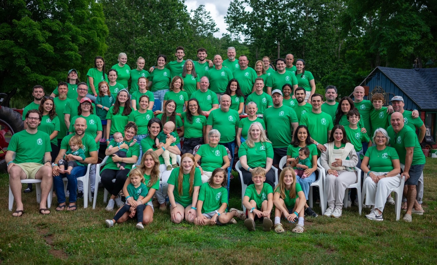 The Connery family gathered together at their reunion